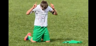 Syn Jacka Magiery STRZELA GOLA i... DEDYKUJE GO TACIE [VIDEO]